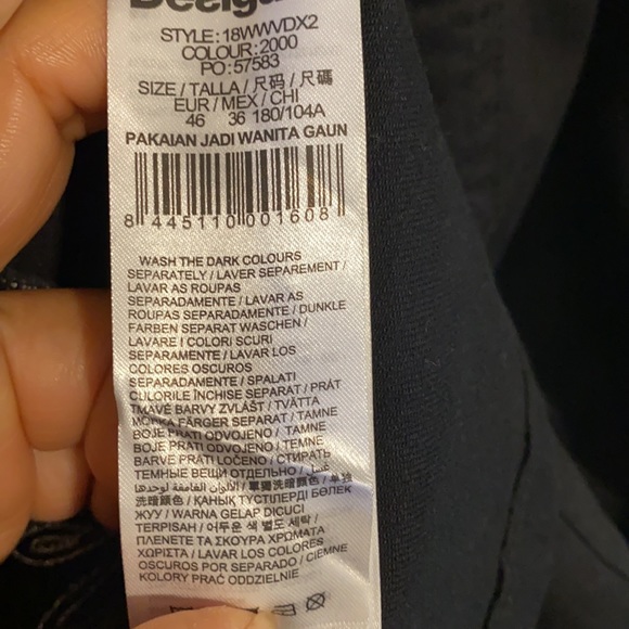 Desigual Denim dress.black. Size M . - Picture 14 of 15